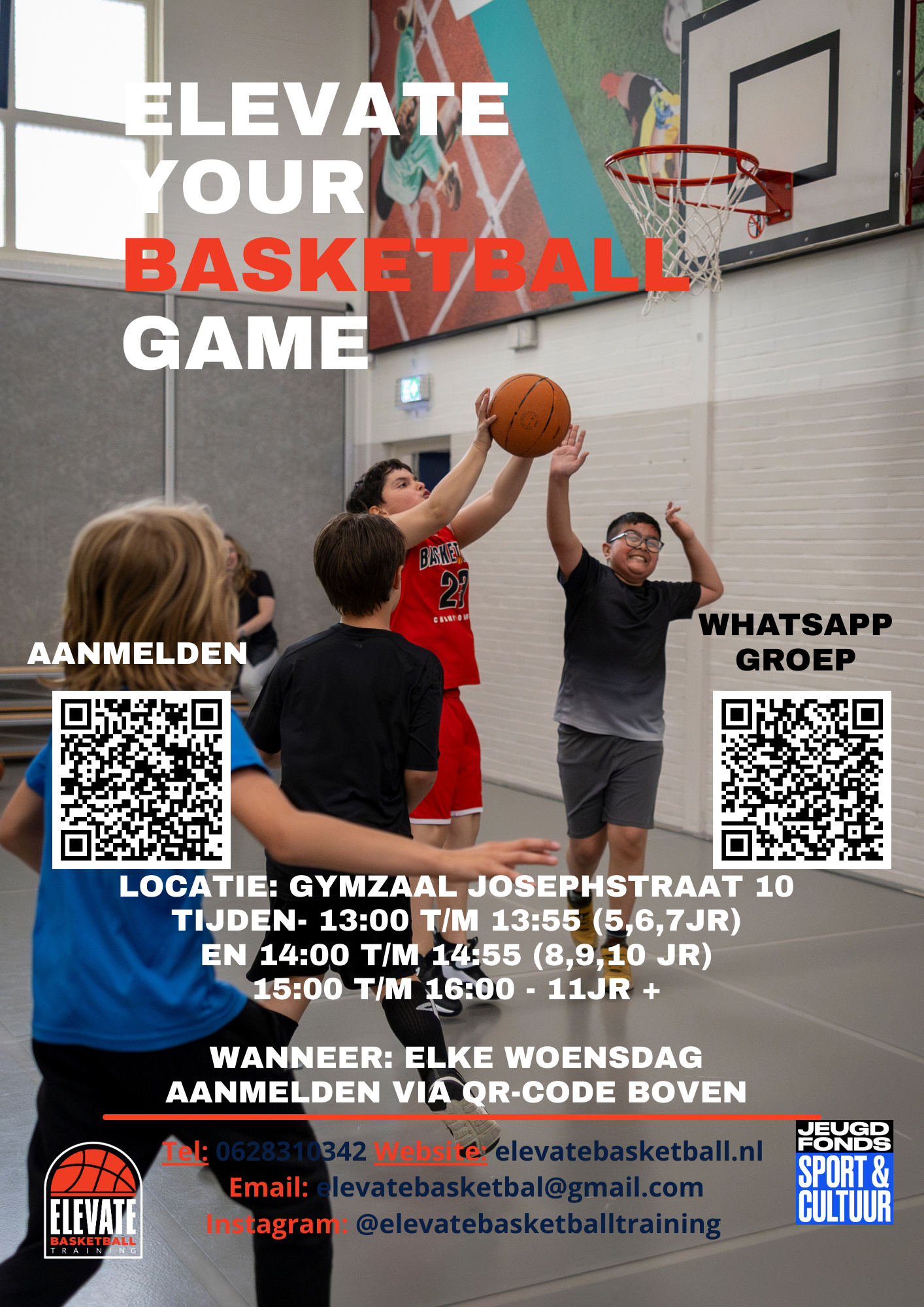 Basketball Training Rotterdam Kinderen Basisschool